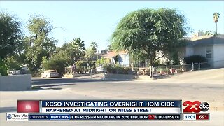 KCSO Investigating Overnight Homicide
