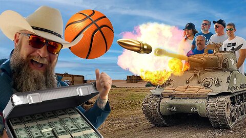 TANK vs BASKETBALL: 5 GUYS Battle for $100,000!