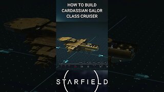 Cardassian Cruiser from Star Trek in Starfield