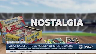 Sports cards making comeback
