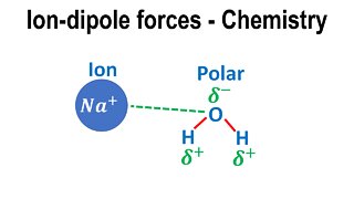 Ion-dipole forces, intermolecular force - Chemistry