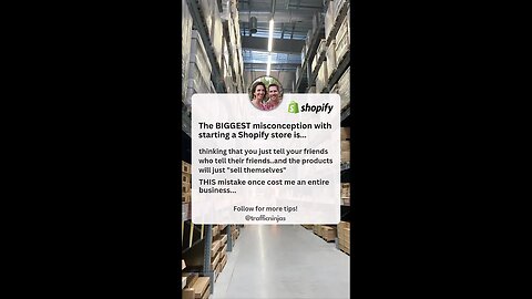 The BIGGEST misconception with starting a shopify store..