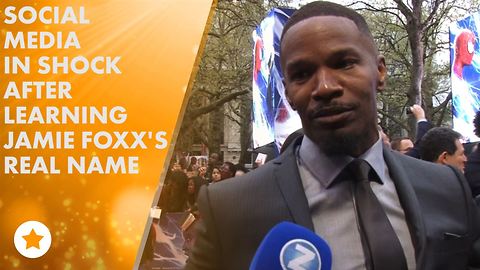 Fans can't believe Jamie Foxx's shocking real name