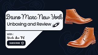 2024 Unboxing and review of Bruno MARC Dress Ankle Motorcycle Boots