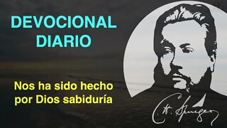 Nos ha sido hecho por Dios sabiduría. (1 Corintios 1:30) Devocional de hoy Charles Spurgeon