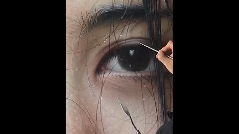 Painting real eye