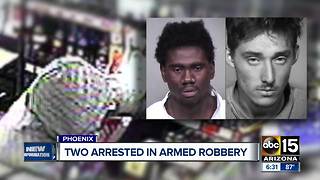 Two men arrested in armed robbery, one was wearing a Joker style mask