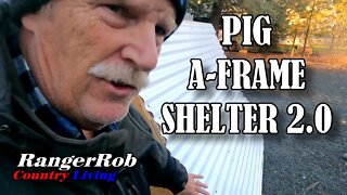 Idaho Pasture Pig A-Frame Shelter Design 2.0