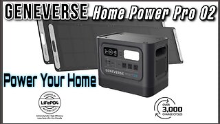 Power Went Out! The GENEVERSE Home Power Pro 02 Solar Generator To The Rescue!