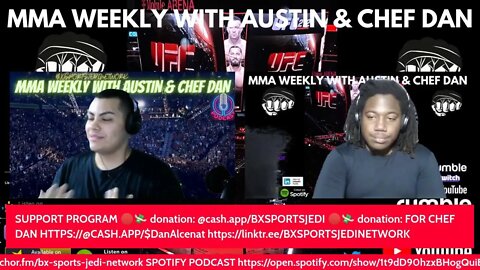 👊 MMA COMBAT SPORTS WEEKLY PODCAST WITH AUSTIN & CHEF DAN 🎙️️