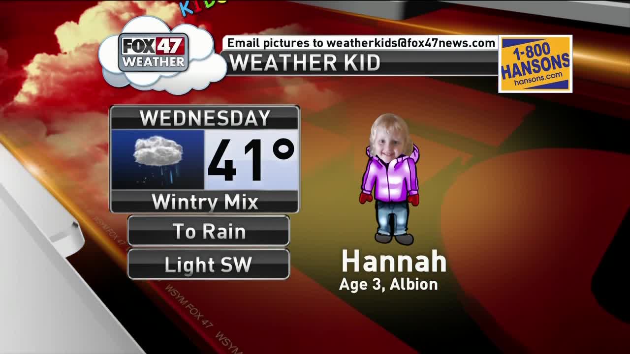 Weather Kid - Hannah