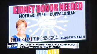 Couple gets creative in search of kidney donor