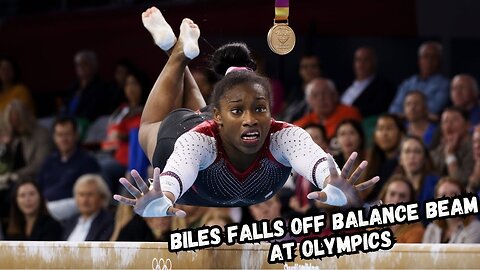 Heart-stopping moment: Biles' fall at Olympics