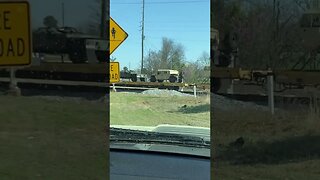 Military train rolling through GA today.