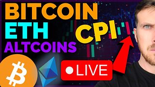 BITCOIN ETHEREUM ALTCOINS E CPI! VAMOS ROMPER!?