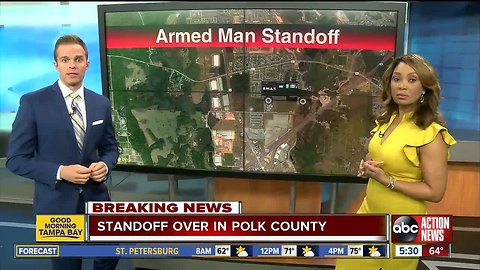 Armed man surrenders after standoff with deputies in Polk Co.