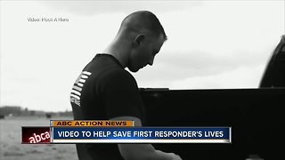 Hook A Hero video aimed at helping save first responders lives