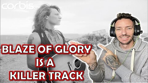 FIRST TIME LISTENING TO!! Jon Bon Jovi - Blaze Of Glory (REACTION)