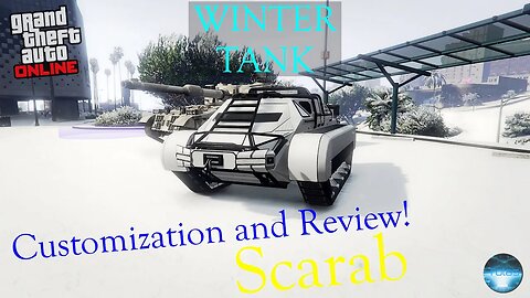 Winter tank (Scarab) Customization and Review! | GTA Online