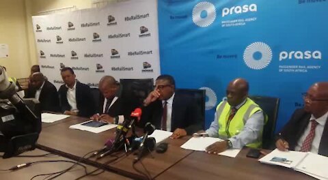 South Africa - Pretoria - 05 June 2019 - Minister of Transport on train accidents (qFs)
