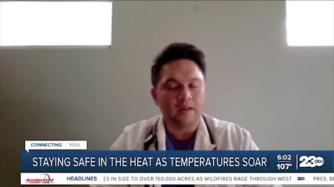 Staying safe in the heat as temperatures sour