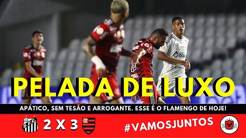Flamengo vence o Santos, mas o desempenho decepciona mais uma vez