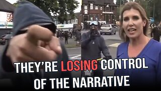 Sky News UK ABRUPTLY cuts LIVE feed as MOB of migrants surround reporter covering "FAR-RIGHT" riots