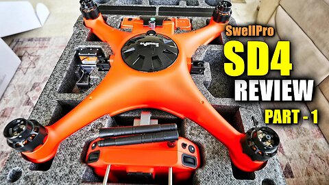 SwellPro Waterproof SplashDrone 4 Review - Part 1 In-Depth - Unboxing, Inspection & Setup