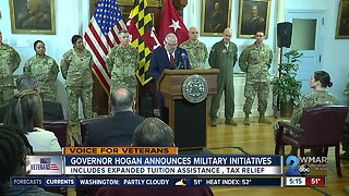 Governor Hogan announces military initiatives
