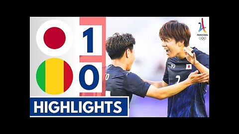 Japan vs Mali (1-0) Paris Olympics _ Highlights & goals 2024 japan win mali