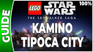 LEGO Star Wars : La Saga Skywalker - KAMINO - TIPOCA CITY - 100% Briques, Datacarte, Vaisseaux,Perso