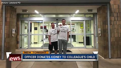 Lakeland Police Officer gives gift of life