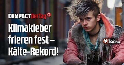 Klimakleber frieren fest – Kälte-Rekord!💥