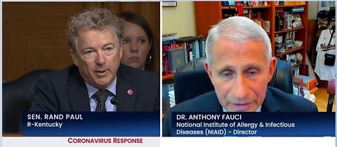 Sen. Rand Paul & Dr. Anthony Fauci : Heated Exchange on Vaccines and Royalties