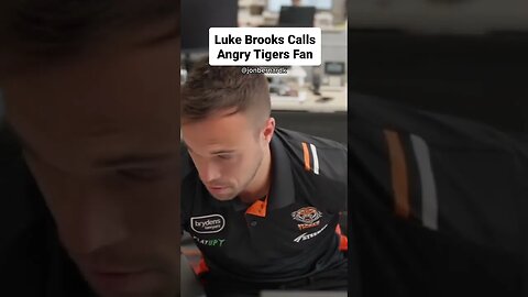 Luke Brooks Calls Angry Tigers Fan #nrl #rugbyleague