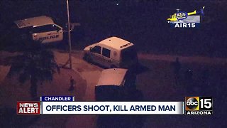 Chandler officers shoot and kill suspect armed with gun