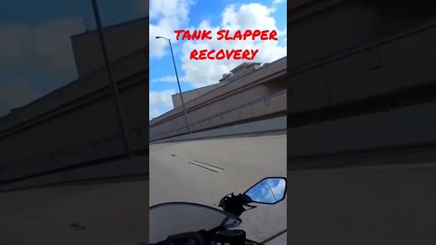 Kawasaki ZX-6R Tank Slapper/Death Wobble Recovery😓🏍✌️