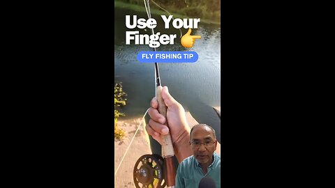 Great Fly Line, Remember Use Your Finger! #flyfishing #fishing #tips