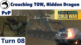 Combat Mission: Cold War - Crouching TOW, Hidden Dragon - PVP w/ JoZuReporter - Turn 08