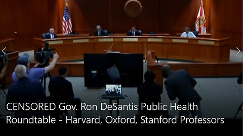 CENSORED: Gov. Ron DeSantis Public Health Roundtable - Harvard, Oxford, Stanford Professors 4.16.21