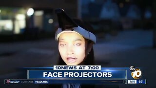 Face-projectors used to beat facial recognition technology?
