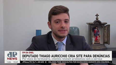Deputado Thiago Auricchio cria site para registrar reclamações contra Enel