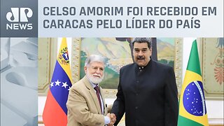 Maduro recebe chefe da assessoria especial de Lula na Venezuela para ‘acentuar relações’