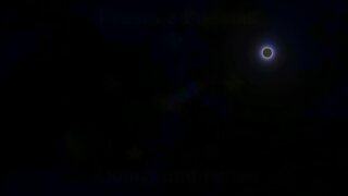 1 hora de Eclipse: O brilho do Sol e a escuridão da Lua, para dormir ou relaxar [Frases e Poemas]