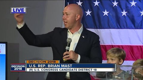 GOP U.S. Rep. Brian Mast re-elected to 2nd term in Florida's 18th House District