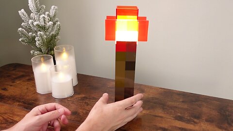 Minecraft Portable (rechargable) Torch Light