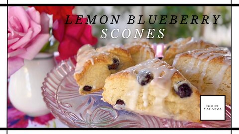 Lemon Blueberry Scones