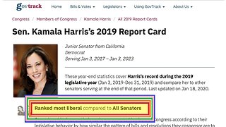 Kamala Harris Cackles At Being Informed She's The Most Liberal Senator