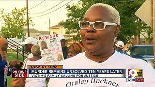 After 10 years, shooting victim's family still hopes for arrest