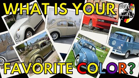 Today VWLIFE asks- What is your favorite color of VW?